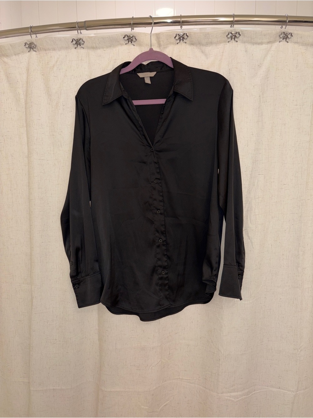 H&M satin button down